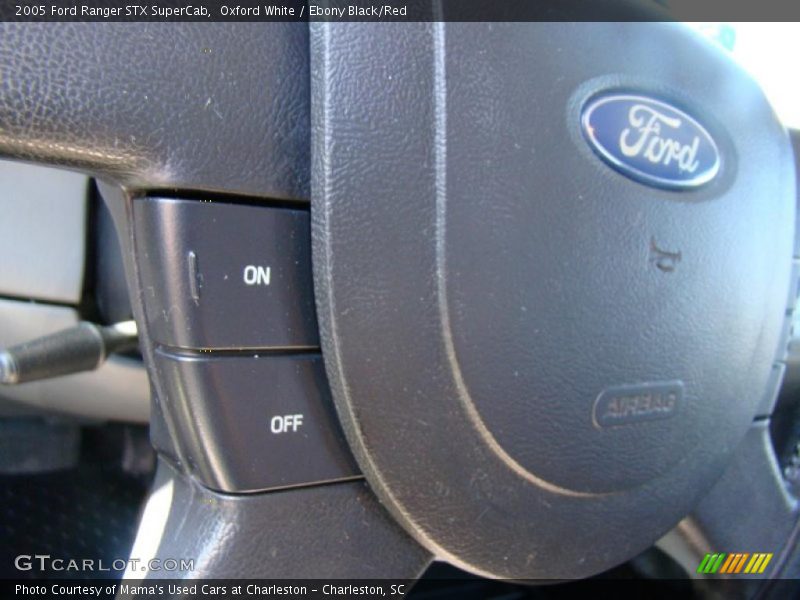 Oxford White / Ebony Black/Red 2005 Ford Ranger STX SuperCab