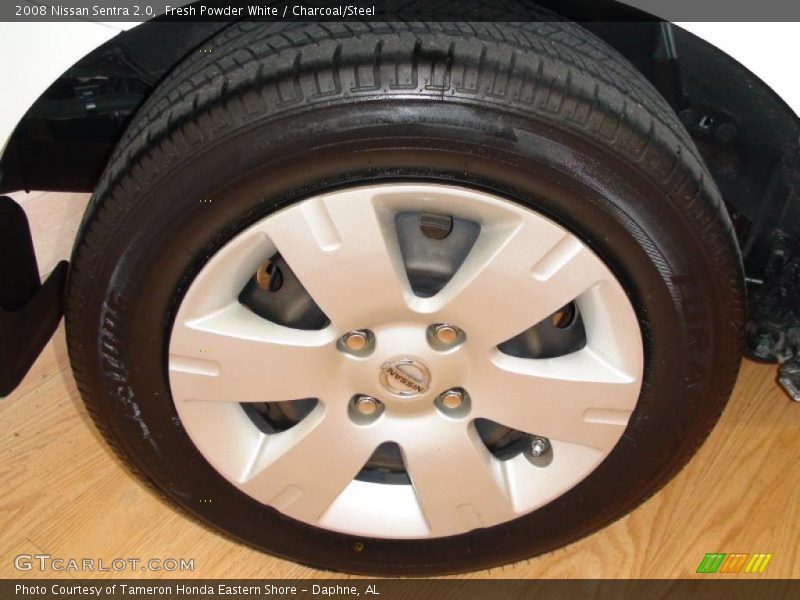 Fresh Powder White / Charcoal/Steel 2008 Nissan Sentra 2.0