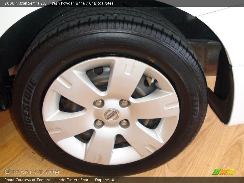 Fresh Powder White / Charcoal/Steel 2008 Nissan Sentra 2.0