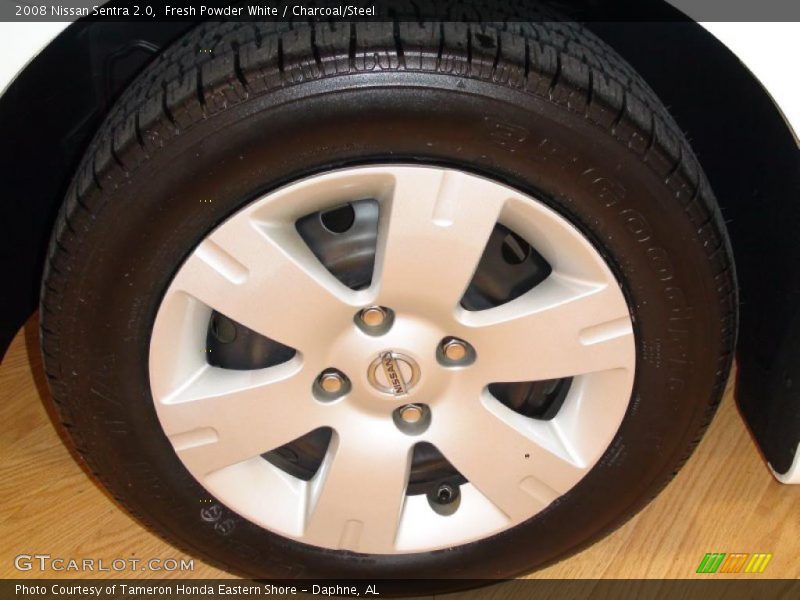 Fresh Powder White / Charcoal/Steel 2008 Nissan Sentra 2.0