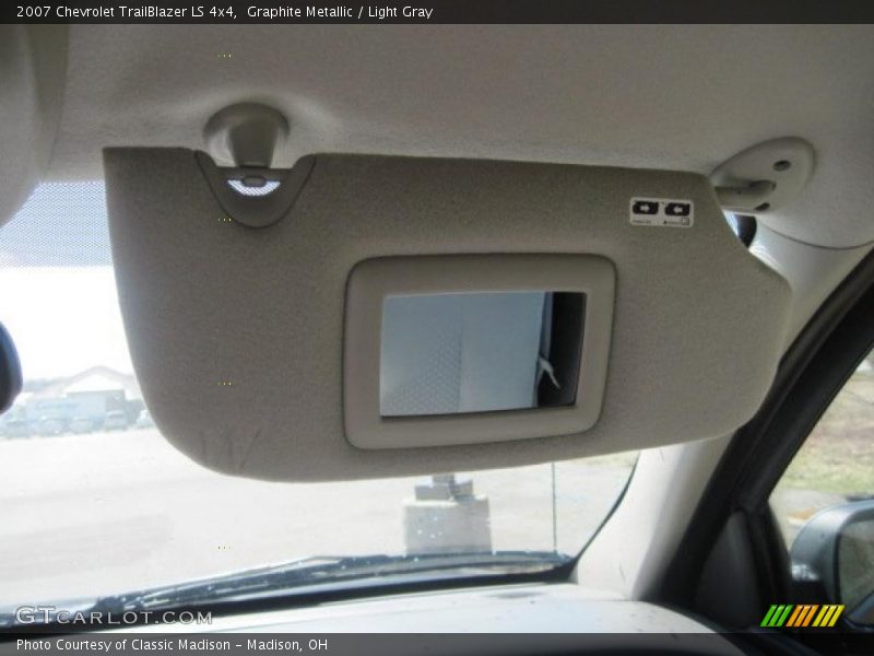 Graphite Metallic / Light Gray 2007 Chevrolet TrailBlazer LS 4x4