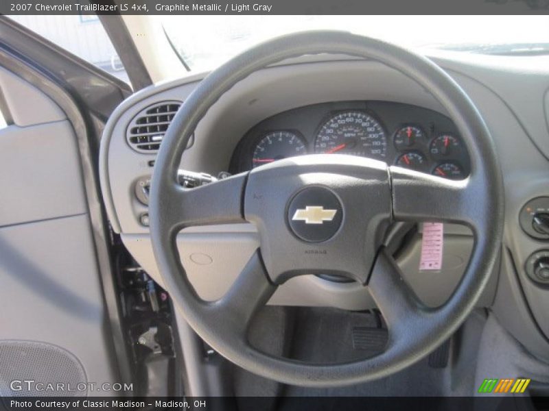 Graphite Metallic / Light Gray 2007 Chevrolet TrailBlazer LS 4x4