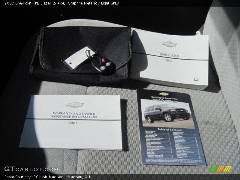 Graphite Metallic / Light Gray 2007 Chevrolet TrailBlazer LS 4x4
