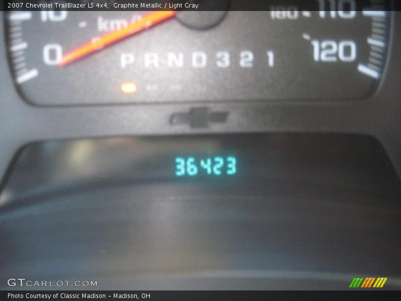 Graphite Metallic / Light Gray 2007 Chevrolet TrailBlazer LS 4x4