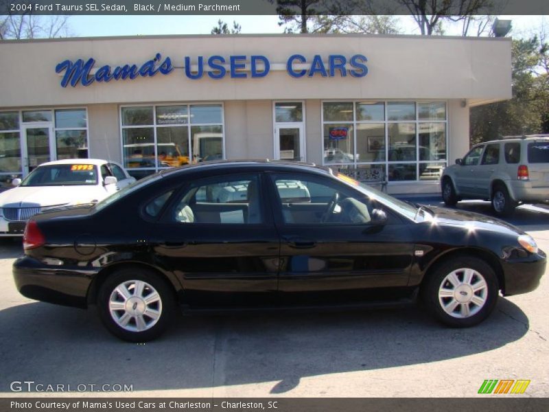 Black / Medium Parchment 2004 Ford Taurus SEL Sedan