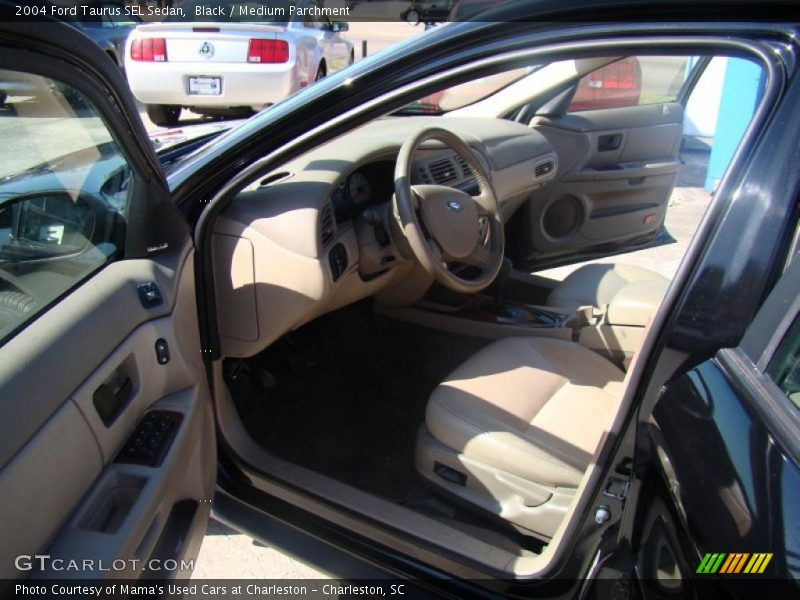 Black / Medium Parchment 2004 Ford Taurus SEL Sedan