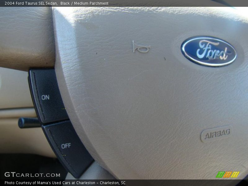 Black / Medium Parchment 2004 Ford Taurus SEL Sedan