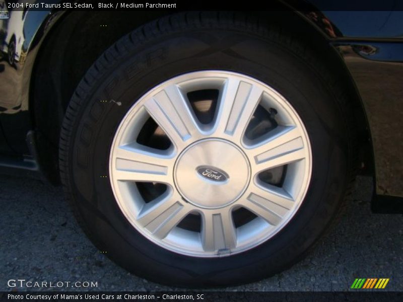 Black / Medium Parchment 2004 Ford Taurus SEL Sedan