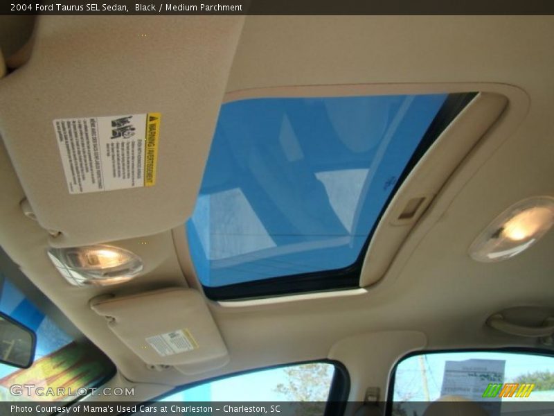 Black / Medium Parchment 2004 Ford Taurus SEL Sedan