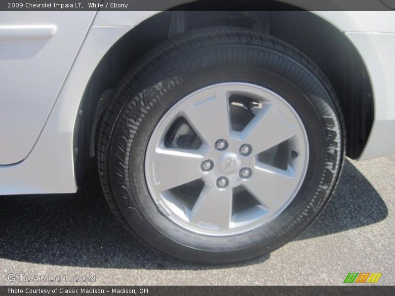 White / Ebony 2009 Chevrolet Impala LT