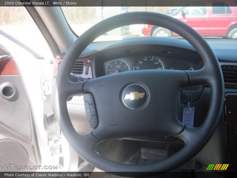 White / Ebony 2009 Chevrolet Impala LT