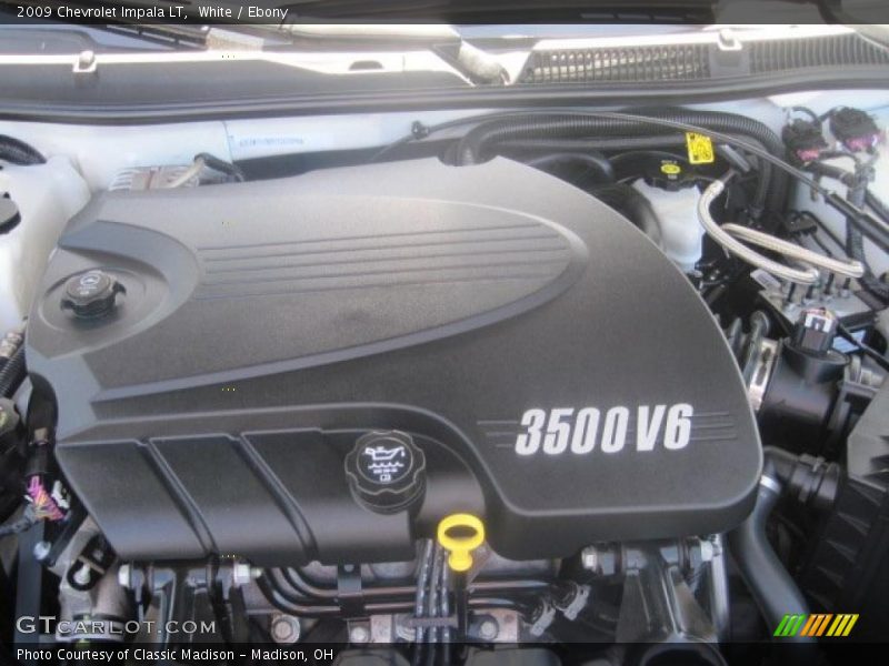 White / Ebony 2009 Chevrolet Impala LT