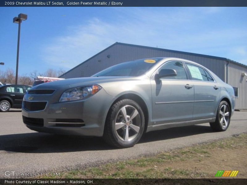 Golden Pewter Metallic / Ebony 2009 Chevrolet Malibu LT Sedan