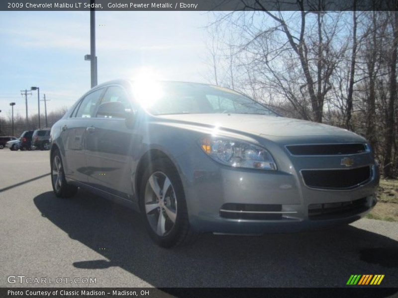Golden Pewter Metallic / Ebony 2009 Chevrolet Malibu LT Sedan