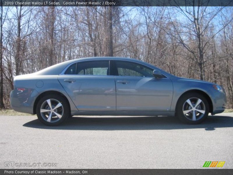 Golden Pewter Metallic / Ebony 2009 Chevrolet Malibu LT Sedan