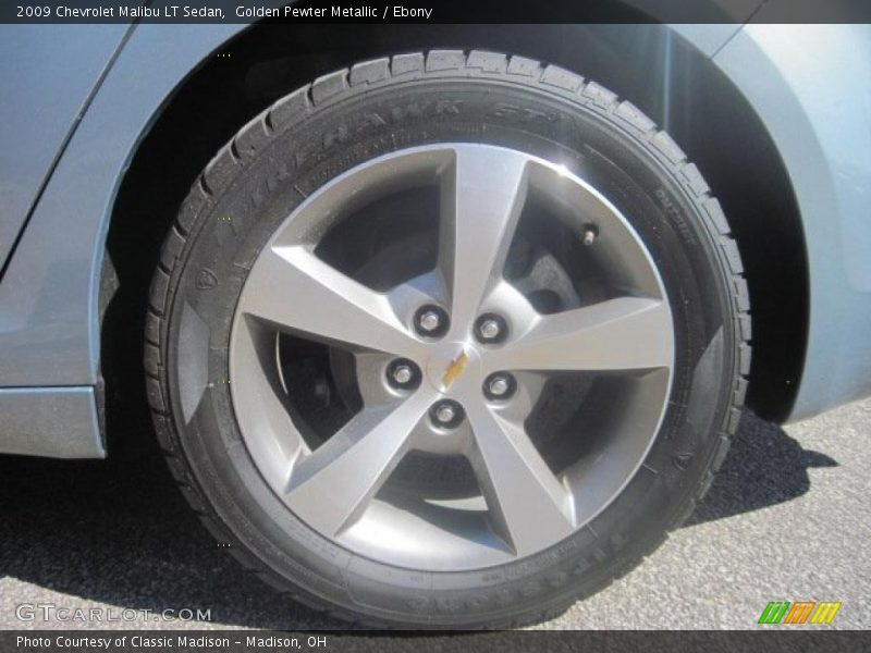 Golden Pewter Metallic / Ebony 2009 Chevrolet Malibu LT Sedan