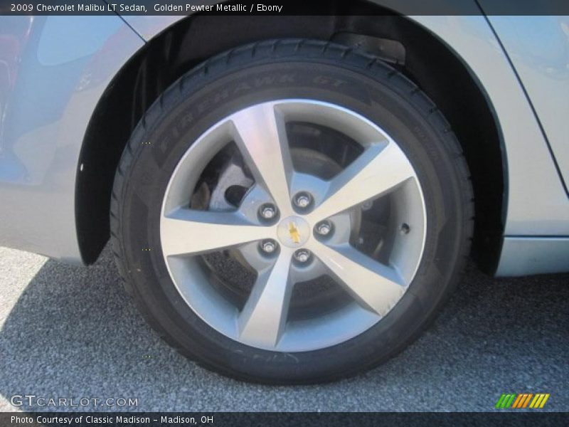 Golden Pewter Metallic / Ebony 2009 Chevrolet Malibu LT Sedan