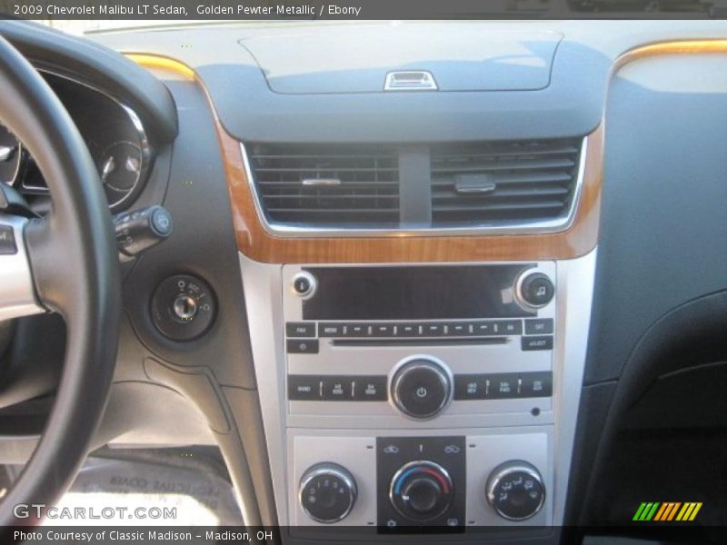 Golden Pewter Metallic / Ebony 2009 Chevrolet Malibu LT Sedan