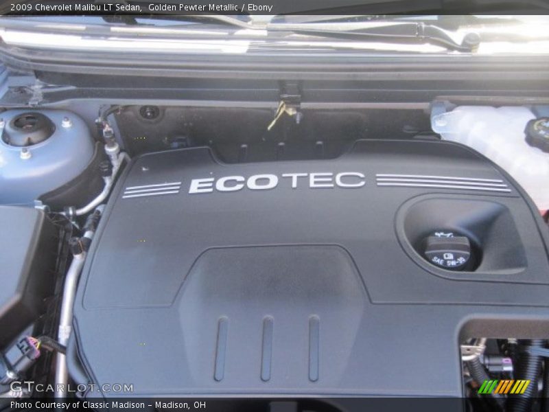Golden Pewter Metallic / Ebony 2009 Chevrolet Malibu LT Sedan