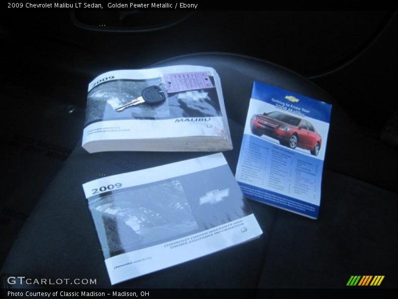 Golden Pewter Metallic / Ebony 2009 Chevrolet Malibu LT Sedan