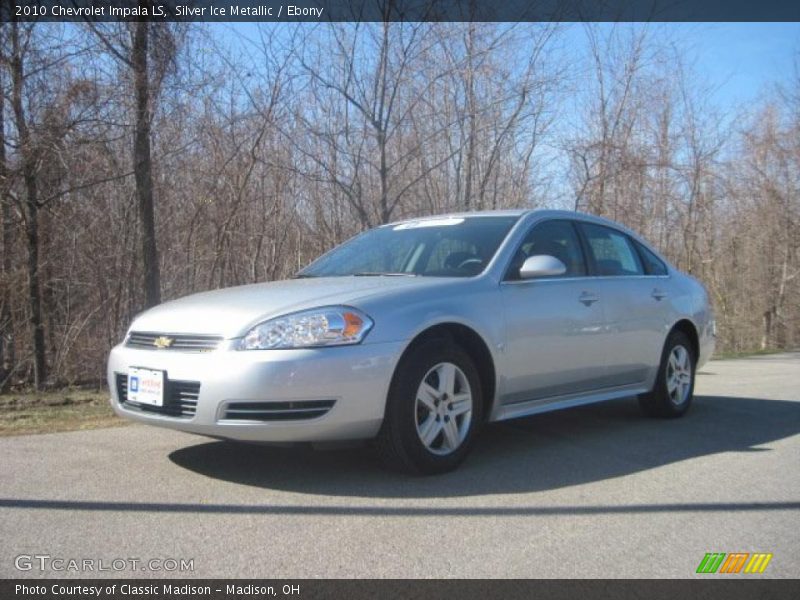 Silver Ice Metallic / Ebony 2010 Chevrolet Impala LS
