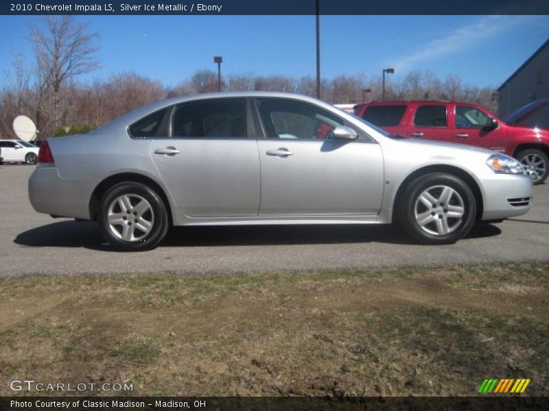 Silver Ice Metallic / Ebony 2010 Chevrolet Impala LS