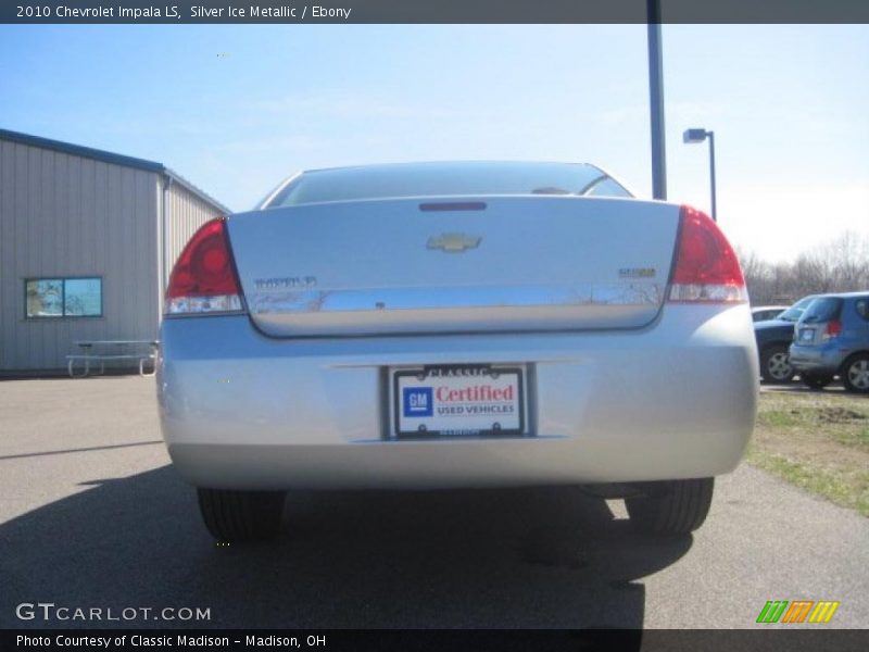 Silver Ice Metallic / Ebony 2010 Chevrolet Impala LS