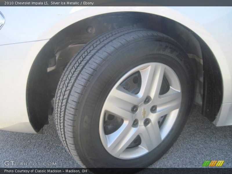 Silver Ice Metallic / Ebony 2010 Chevrolet Impala LS