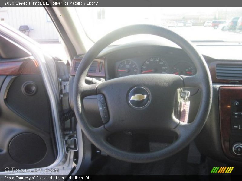 Silver Ice Metallic / Ebony 2010 Chevrolet Impala LS