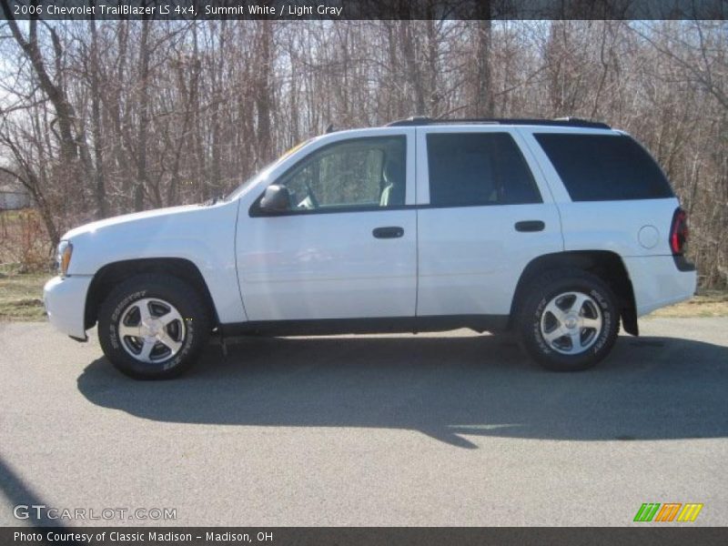 Summit White / Light Gray 2006 Chevrolet TrailBlazer LS 4x4