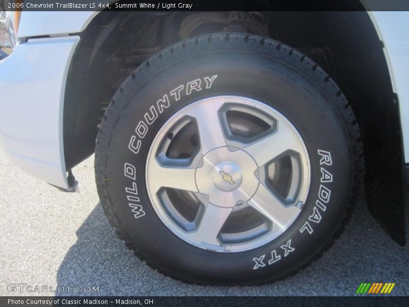 Summit White / Light Gray 2006 Chevrolet TrailBlazer LS 4x4