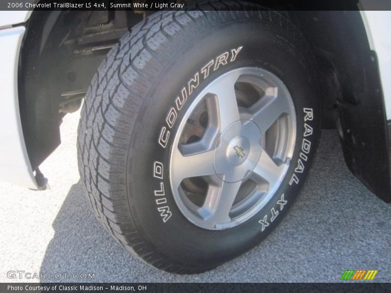 Summit White / Light Gray 2006 Chevrolet TrailBlazer LS 4x4