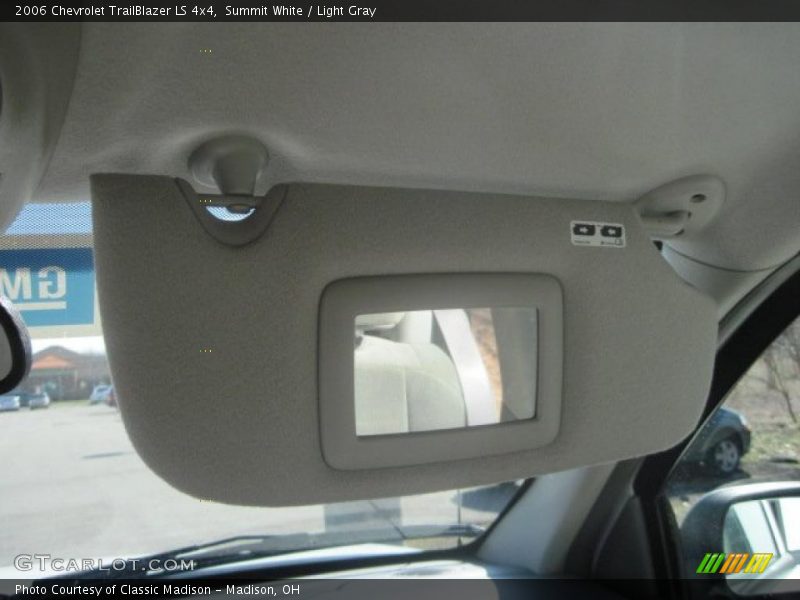 Summit White / Light Gray 2006 Chevrolet TrailBlazer LS 4x4