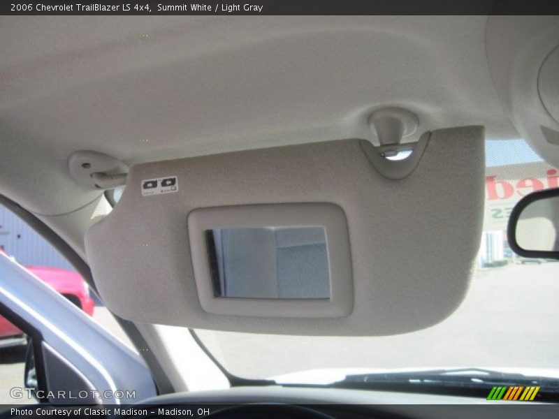 Summit White / Light Gray 2006 Chevrolet TrailBlazer LS 4x4