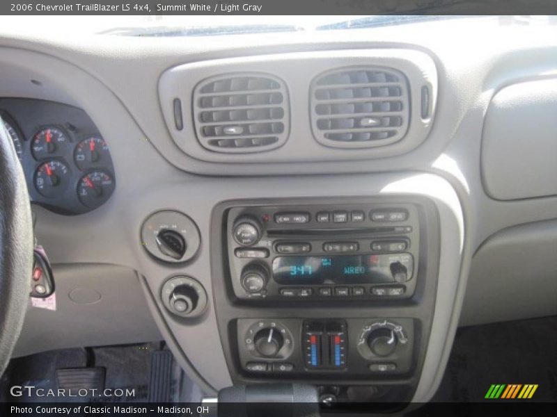 Summit White / Light Gray 2006 Chevrolet TrailBlazer LS 4x4