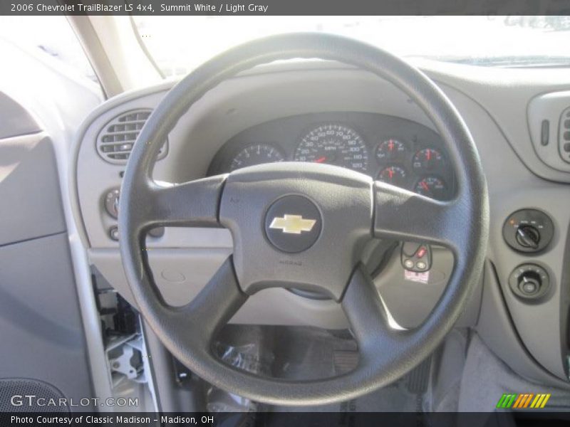 Summit White / Light Gray 2006 Chevrolet TrailBlazer LS 4x4