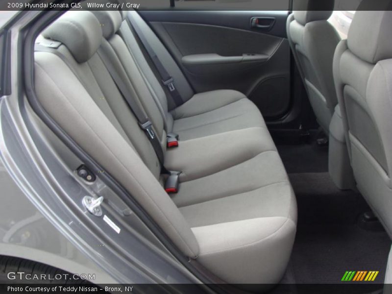 Willow Gray / Gray 2009 Hyundai Sonata GLS