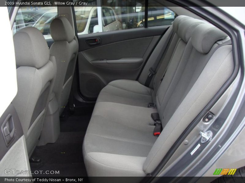 Willow Gray / Gray 2009 Hyundai Sonata GLS