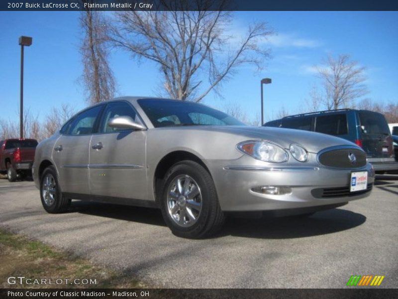 Platinum Metallic / Gray 2007 Buick LaCrosse CX