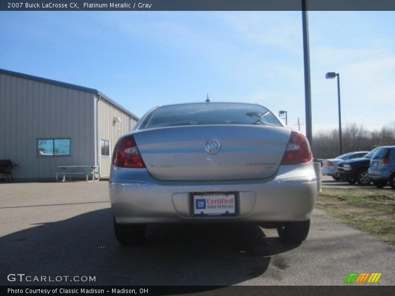 Platinum Metallic / Gray 2007 Buick LaCrosse CX