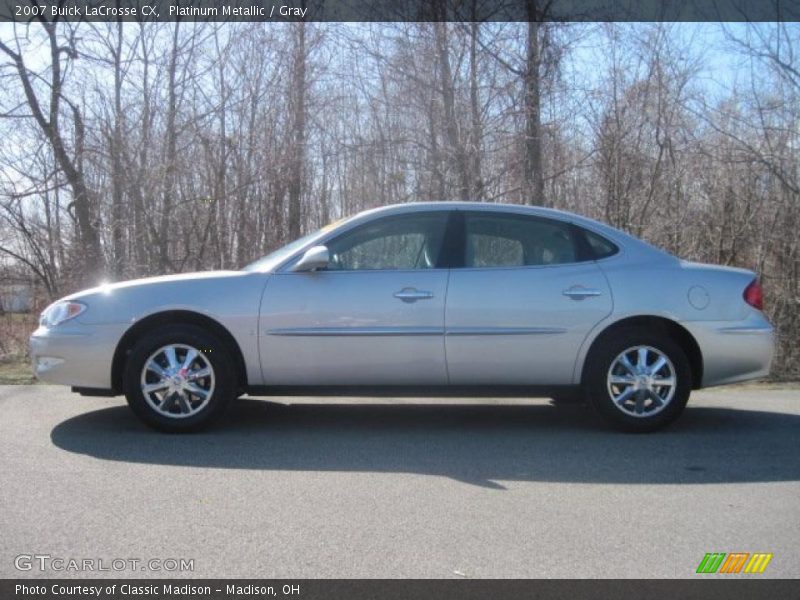 Platinum Metallic / Gray 2007 Buick LaCrosse CX