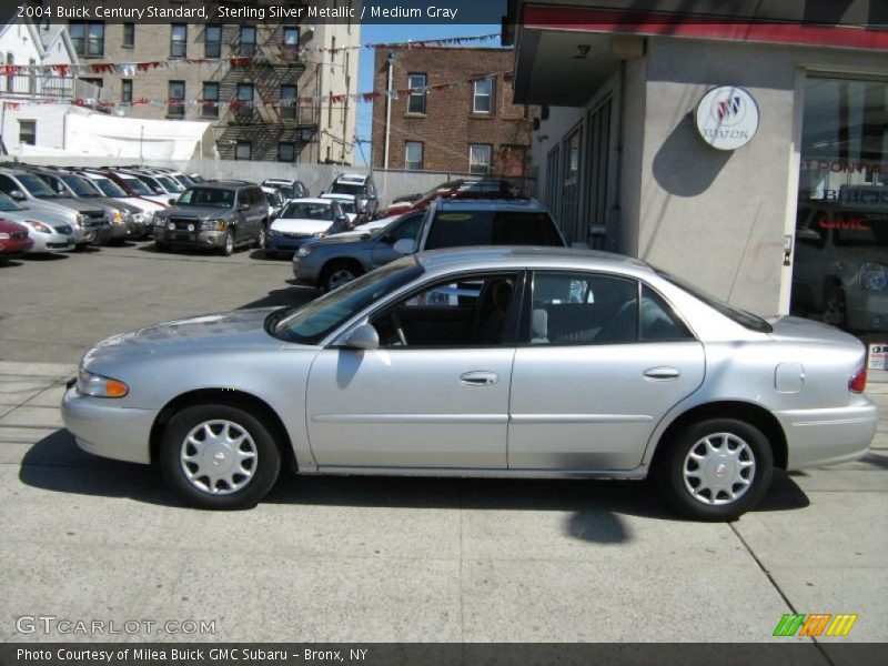 Sterling Silver Metallic / Medium Gray 2004 Buick Century Standard