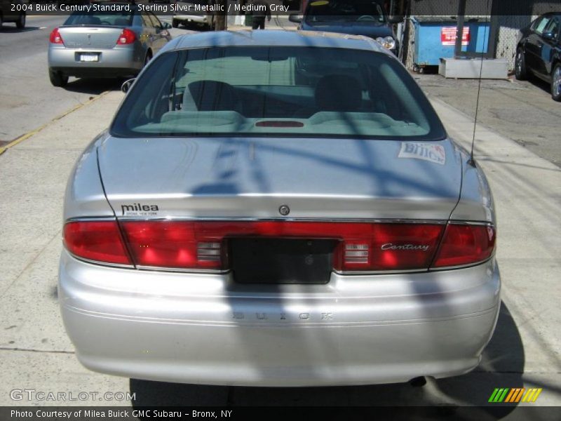 Sterling Silver Metallic / Medium Gray 2004 Buick Century Standard