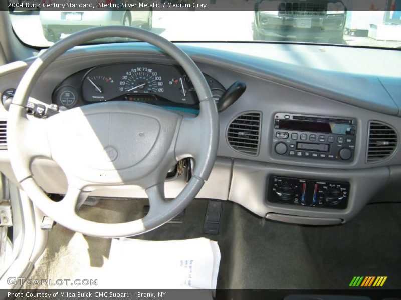 Sterling Silver Metallic / Medium Gray 2004 Buick Century Standard
