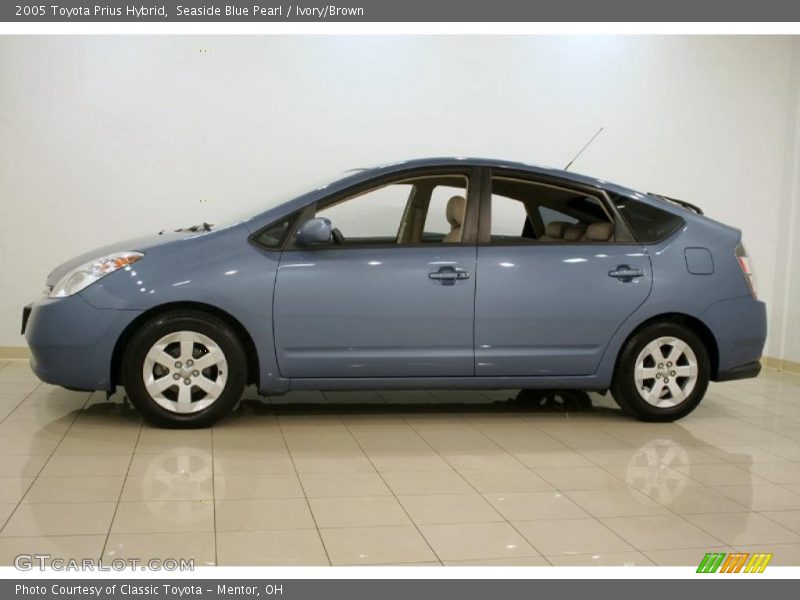 Seaside Blue Pearl / Ivory/Brown 2005 Toyota Prius Hybrid