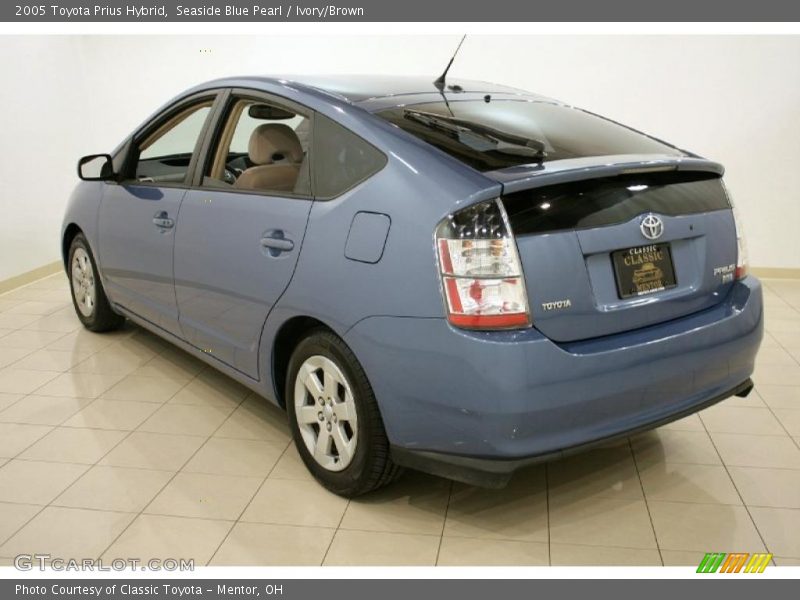 Seaside Blue Pearl / Ivory/Brown 2005 Toyota Prius Hybrid