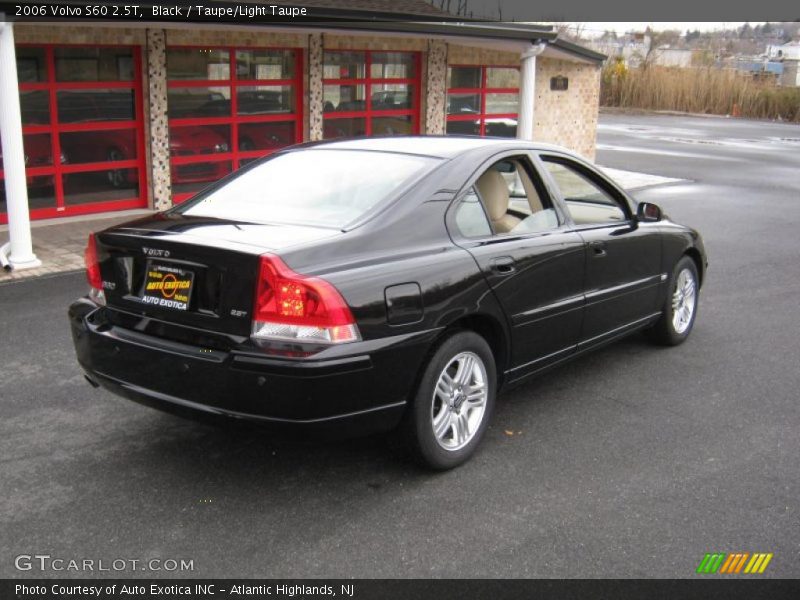 Black / Taupe/Light Taupe 2006 Volvo S60 2.5T