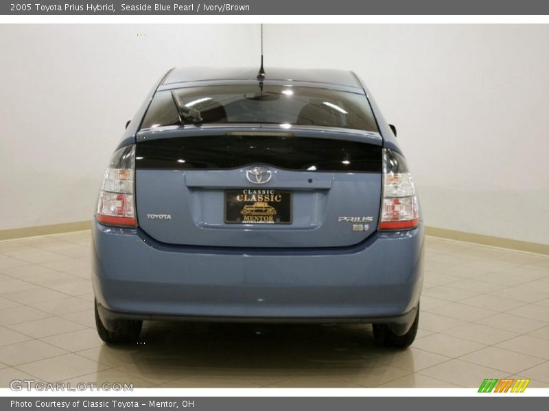 Seaside Blue Pearl / Ivory/Brown 2005 Toyota Prius Hybrid