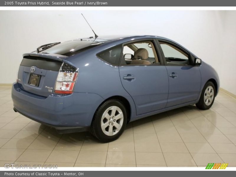 Seaside Blue Pearl / Ivory/Brown 2005 Toyota Prius Hybrid