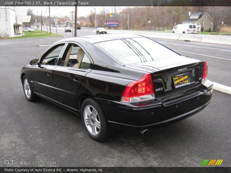 Black / Taupe/Light Taupe 2006 Volvo S60 2.5T